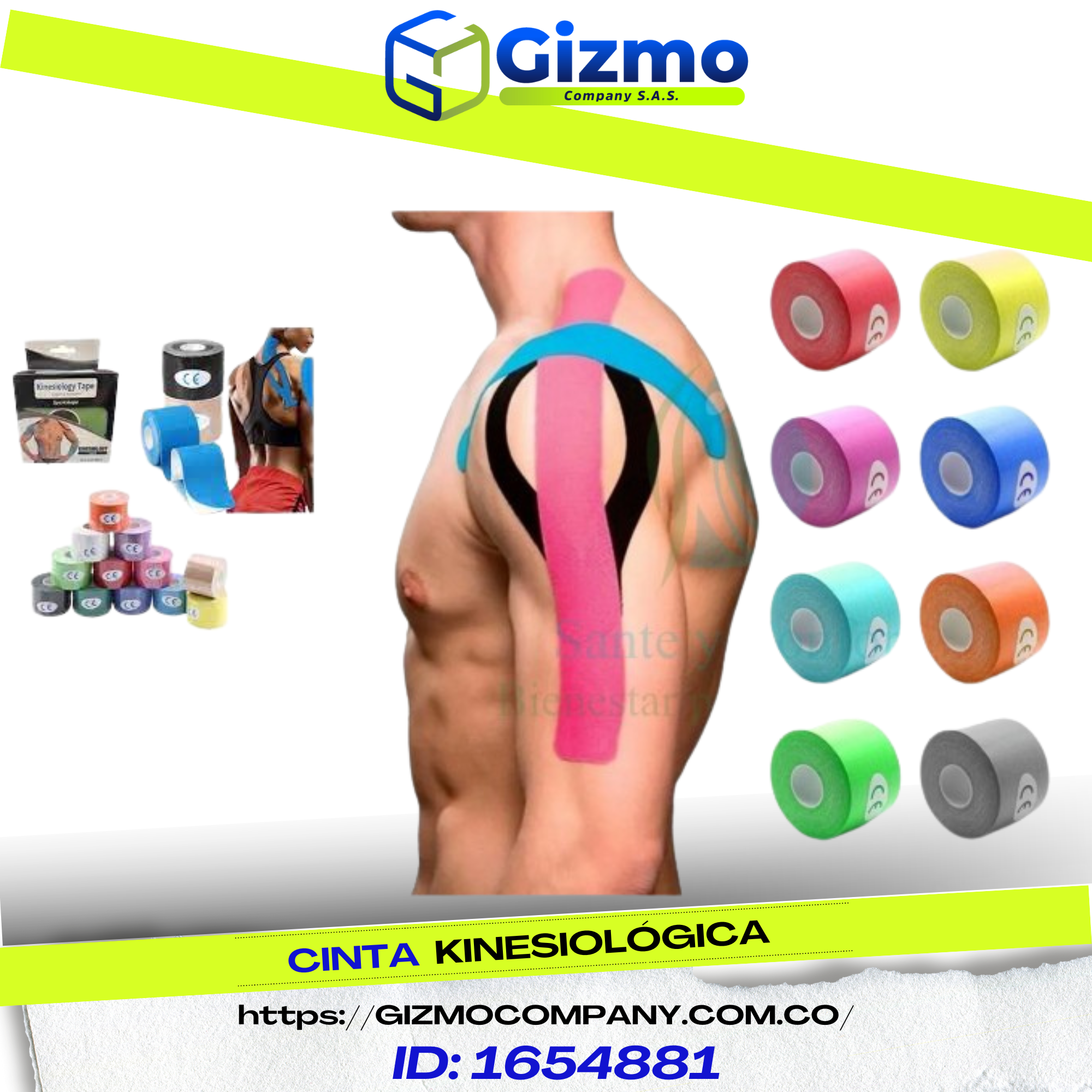 Cinta Kinesiologica Terapeutica Lesion